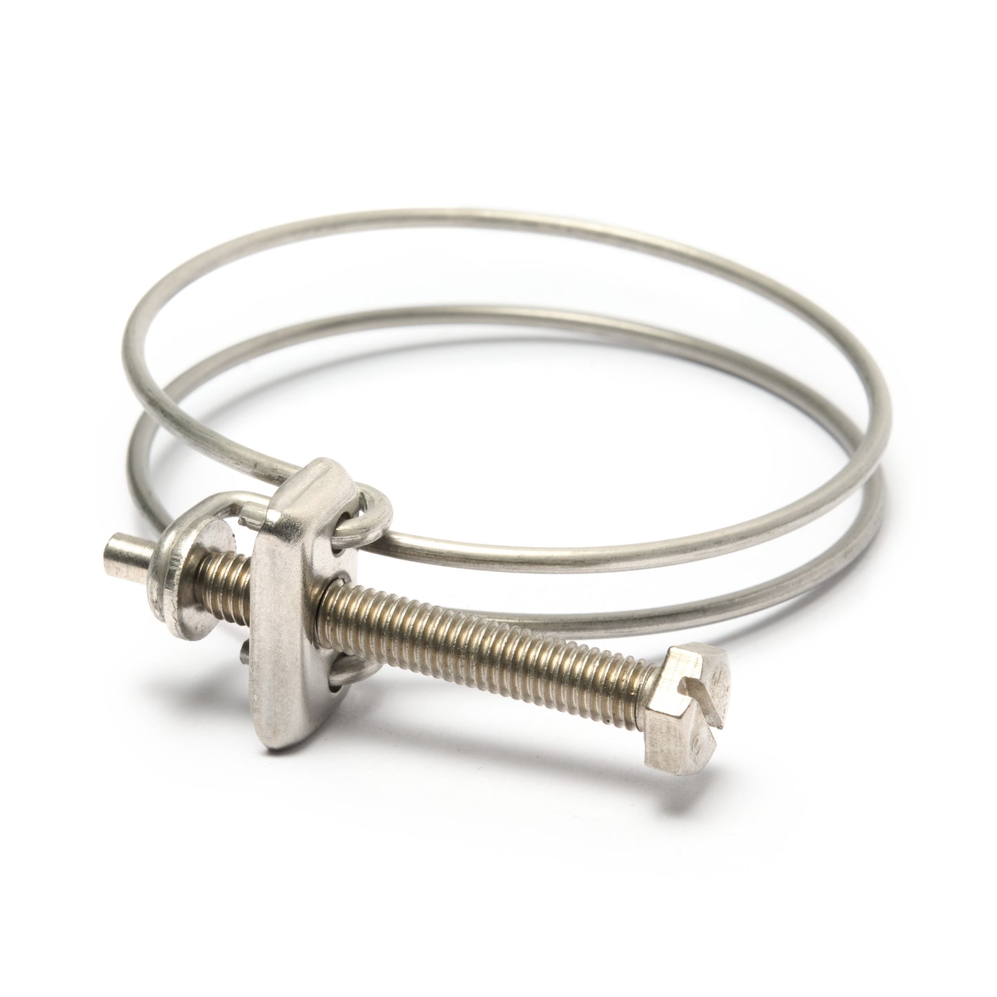 BOOST Products Double Wire Stainless Steel Hose Clamp - 2.350" - 2.550" (60-65mm)