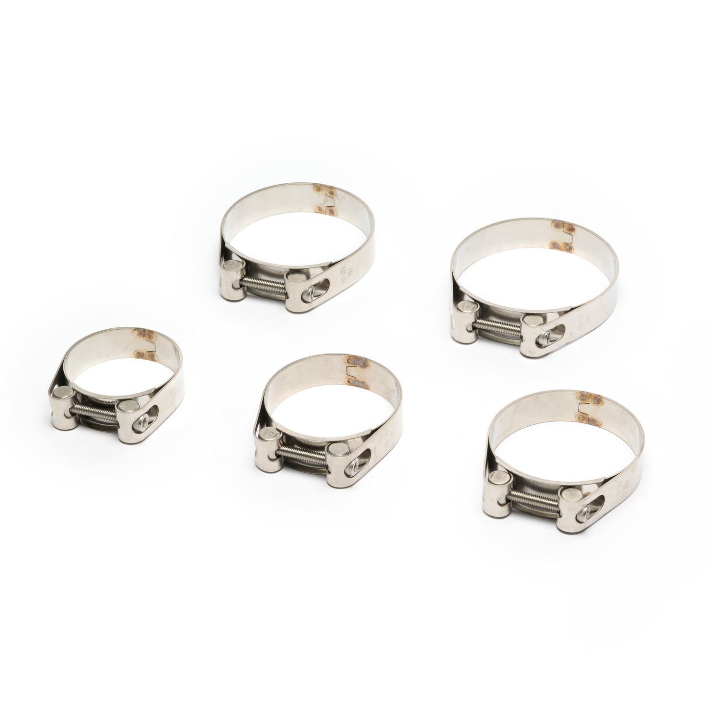 BOOST Products Heavy Duty Stainless Steel Double Bands Clamp 2.2" - 2.36" (55-60mm)