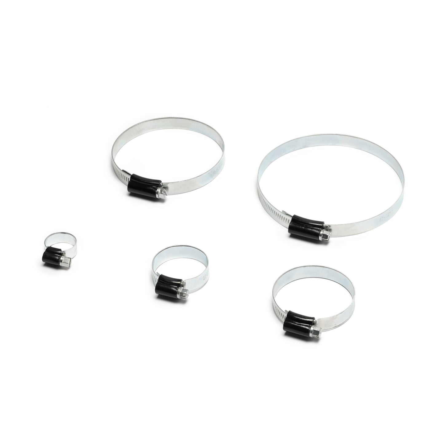 5x BOOST Products HD Clamps, black, 2" - 2.5" (50-65mm)