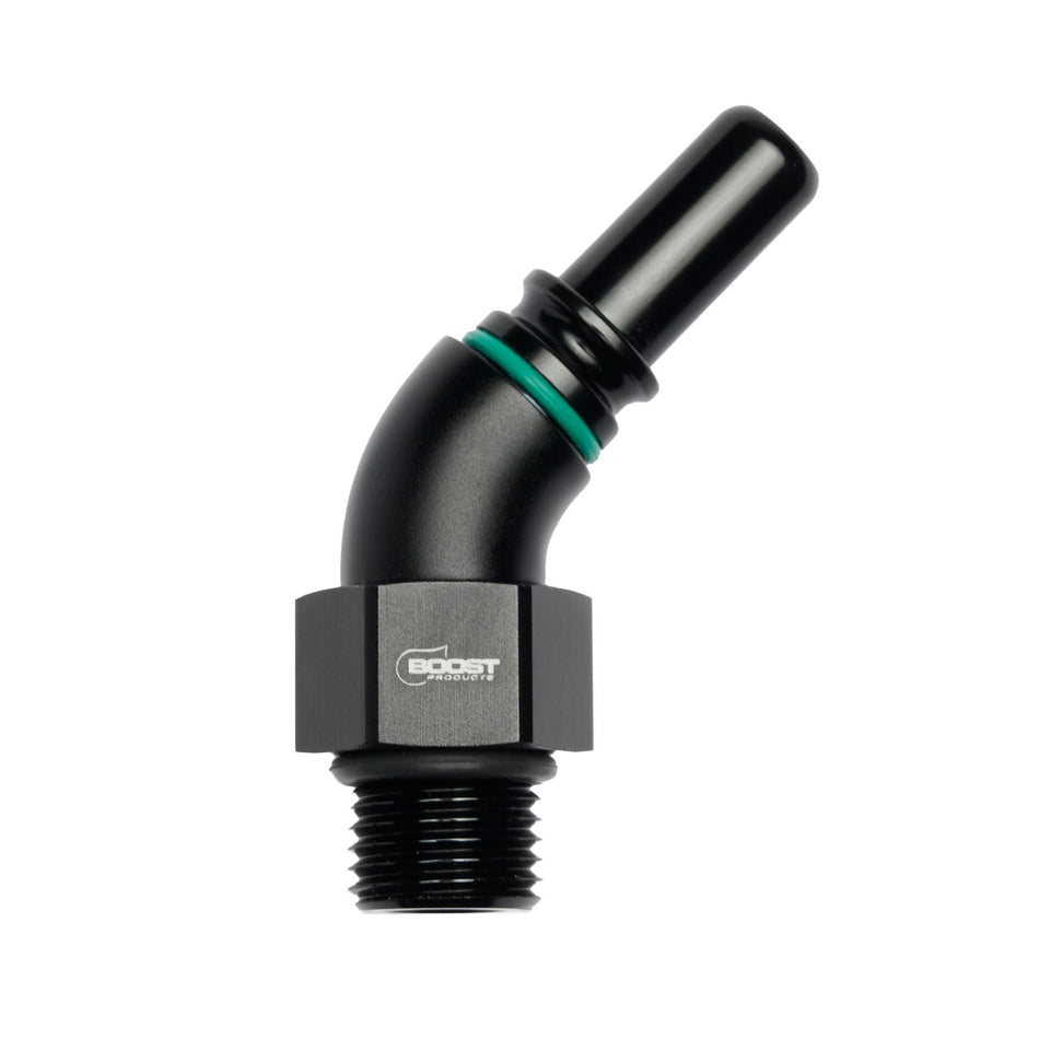 BOOST products High Flow Quick Click Male Adapter -AN to ORB -AN - 45°