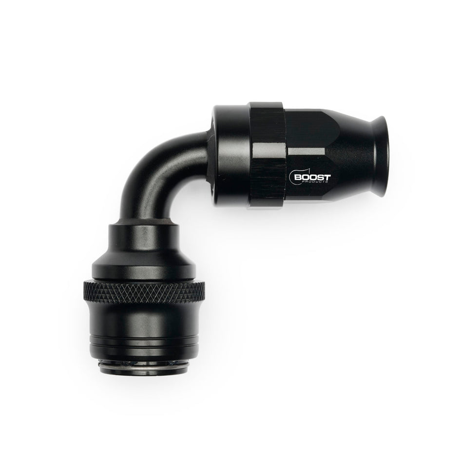 BOOST products Quick Click Female PTFE Hose End -AN - 90°