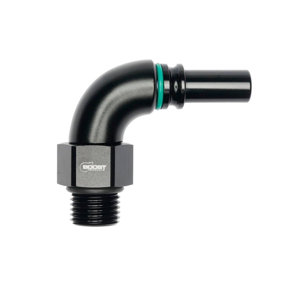 BOOST products High Flow Quick Click Male Adapter -AN to ORB -AN - 90°
