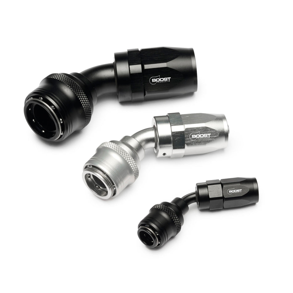 Quick Click Female Hose End -AN - 45°