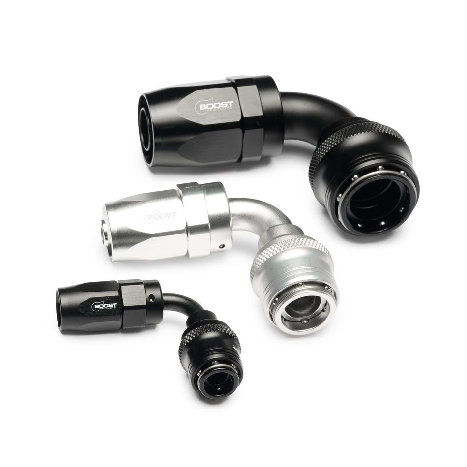 Quick Click Female Hose End -AN - 90°