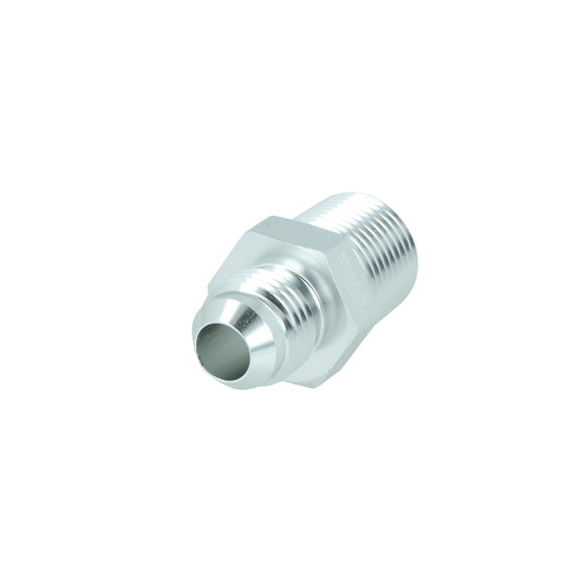 BOOST Products Adapter -06 AN male to 3/8" NPT male, silver