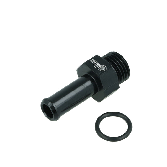 BOOST Products Screw-in Adapter ORB -06 AN male to Hose Connection 10mm (0.4"), black