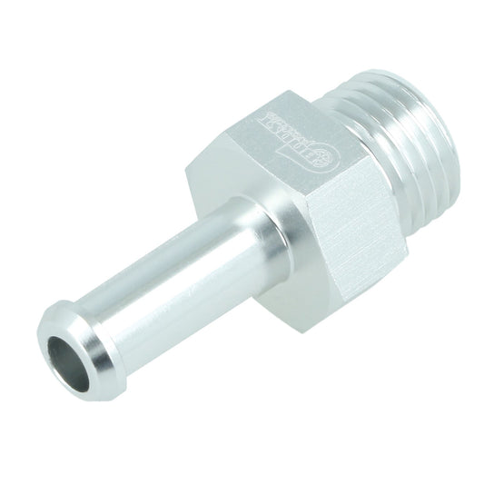 BOOST Products Screw-in Adapter ORB -06 AN male to Hose Connection 8mm (0.325"), silver