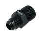 BOOST Products Adapter -06 AN male to 3/8" NPT male, black