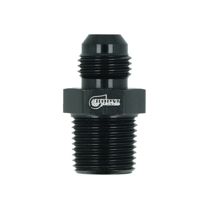 BOOST Products Adapter -06 AN male to 3/8" NPT male, black