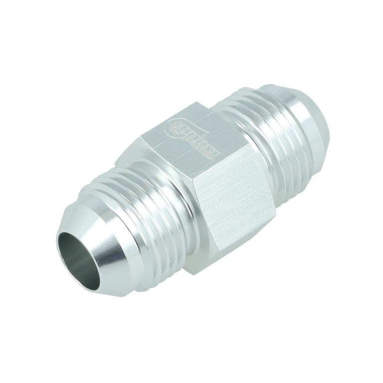 BOOST Products Adapter -08 AN male to -08 AN male with Port 1/8" NPT, silver