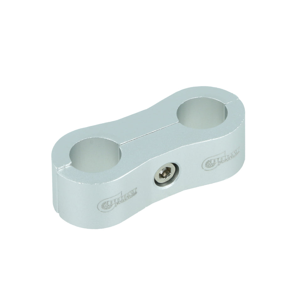 BOOST Products Dual Hose Clamp Bracket / Separator 7/16" (11.1mm), silver