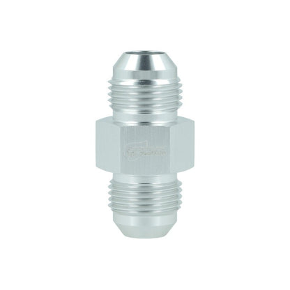 BOOST Products Adapter -08 AN male to -08 AN male with Port 1/8" NPT, silver