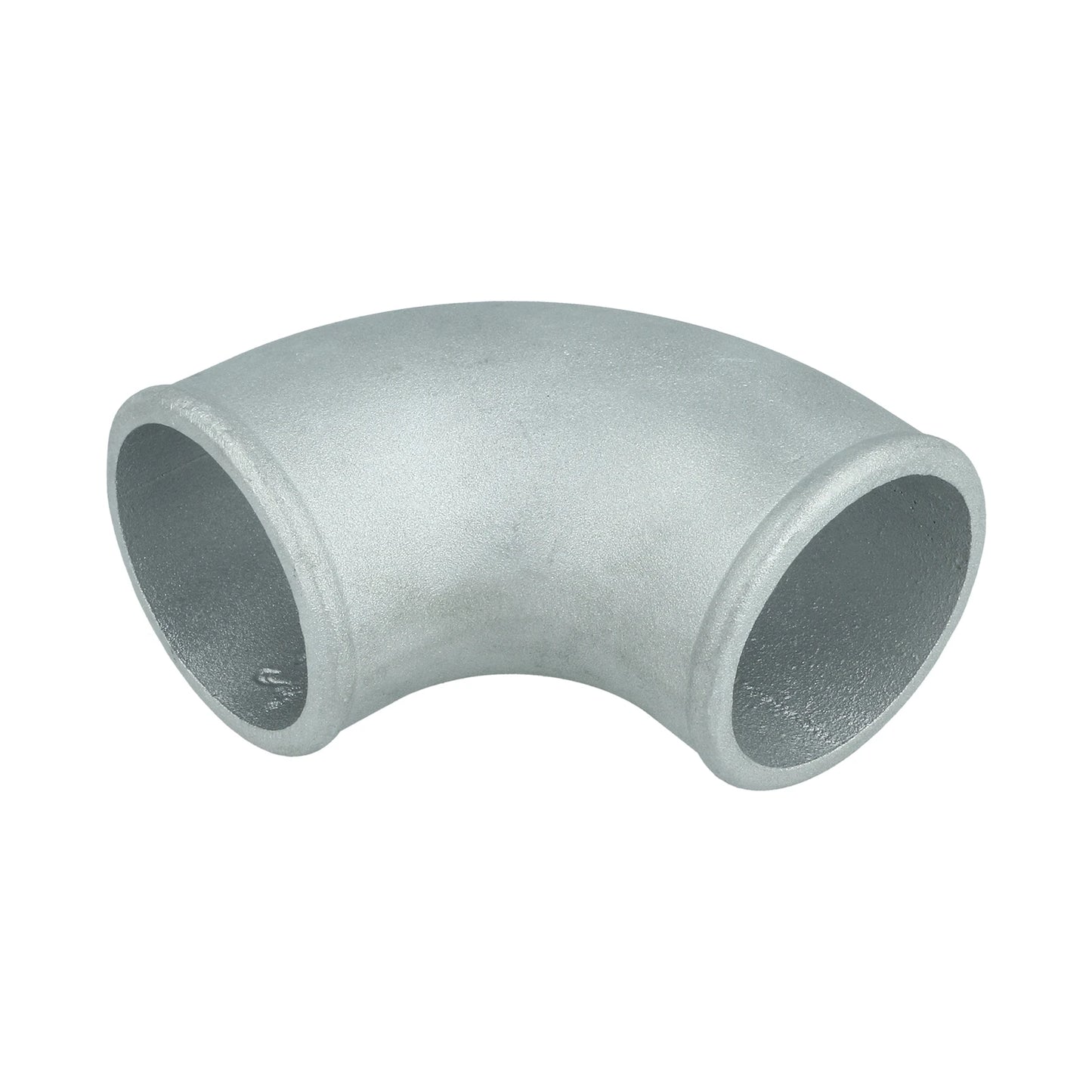 90° cast aluminum elbow 63,5mm (2.5") - small radius