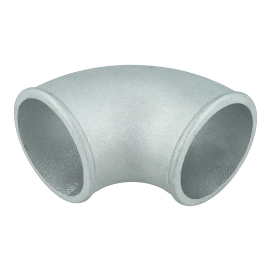 90° cast aluminum elbow 76mm (3") - small radius