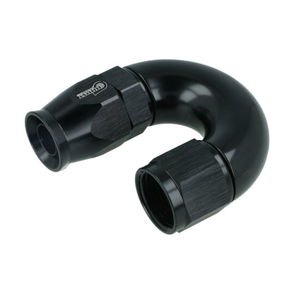 BOOST Products High Flow PTFE Swivel Hose End -10 AN - 180 degree, black
