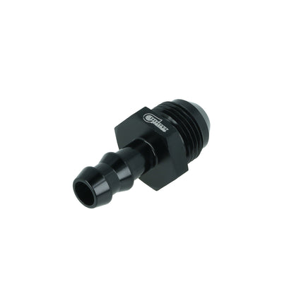BOOST Products Screw-in Adapter -08 AN male to Barb 10mm (0.4"), black