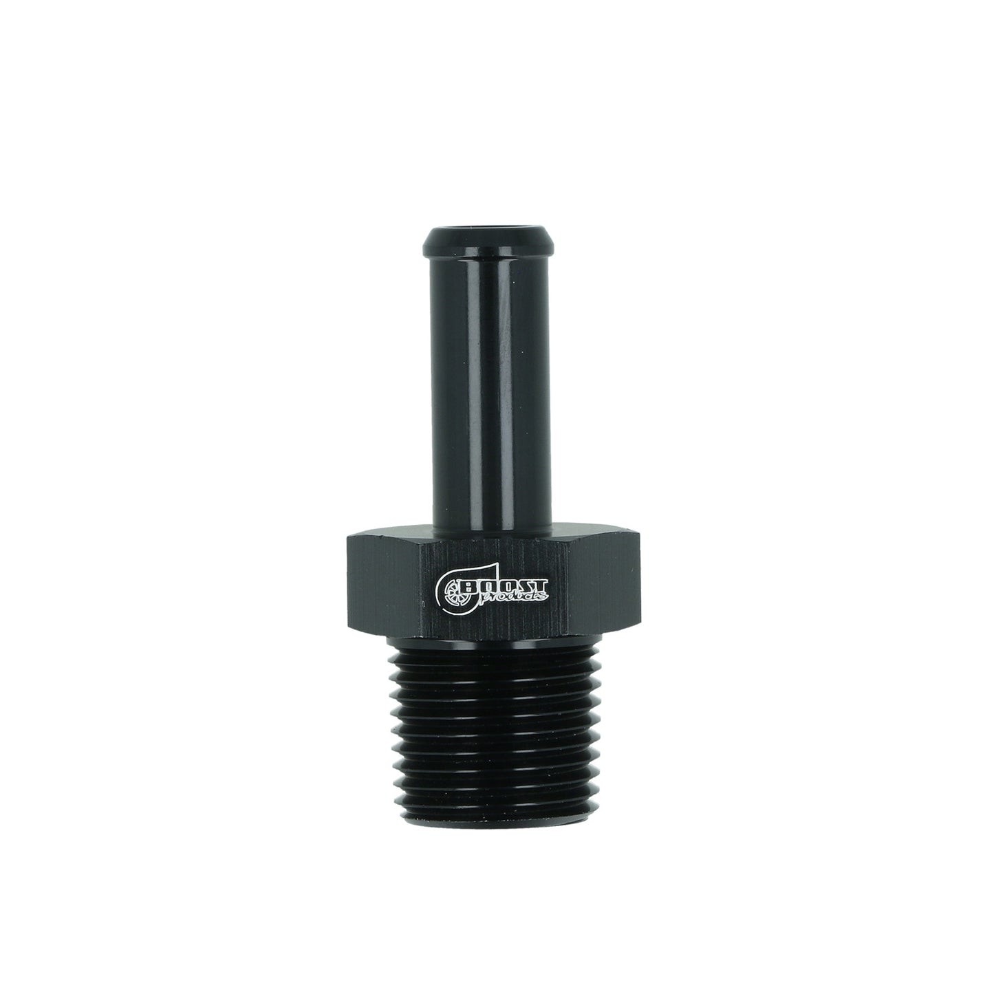 BOOST Products Screw-in Adapter 3/8" NPT male to Hose Connection 10mm (0.4"), black