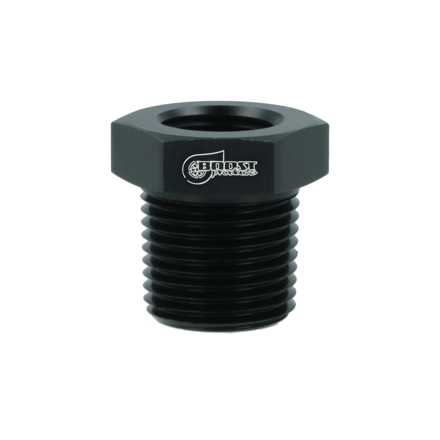BOOST Products Screw-in Reducer 1/4" NPT female to 3/8" NPT male, black