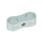 BOOST Products Dual Hose Clamp Bracket / Separator 14,3mm (0.562"), silver