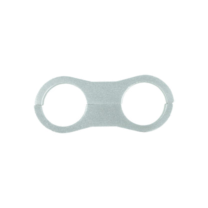 BOOST Products Dual Hose Clamp Bracket / Separator 14,3mm (0.562"), silver