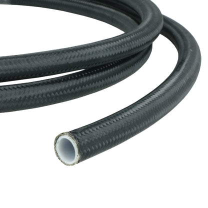 BOOST Products PTFE Hydraulic Hose -10 AN - 2ft (1.8m), black Nylon