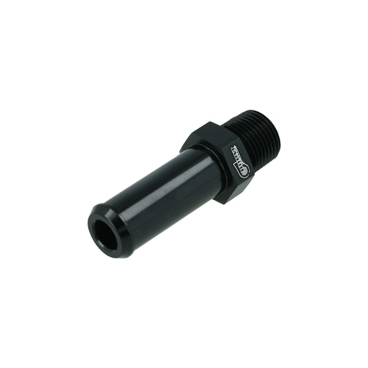 BOOST Products Screw-in Adapter 3/8" NPT male to Hose Connection 16mm (0.625"), black