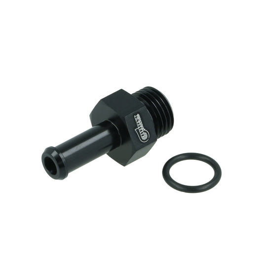 BOOST Products Screw-in Adapter ORB -06 AN male to Hose Connection 8mm (0.325"), black