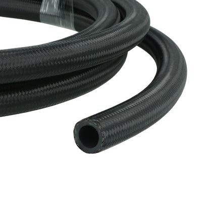 BOOST Products Hydraulic Hose -08 AN - 1ft (0.9m), black Nylon