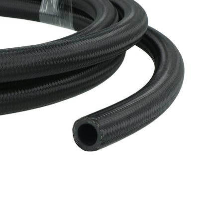 BOOST Products Hydraulic Hose -08 AN - 1ft (0.9m), black Nylon
