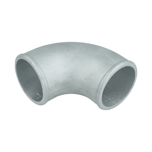 90° Aluminium Cast Elbow 2-1/2" / 63.5mm - tight radius