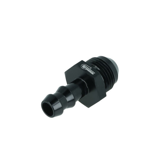 BOOST products Screw-in Adapter -6 AN male to Barb 3/8" (10mm) - satin black