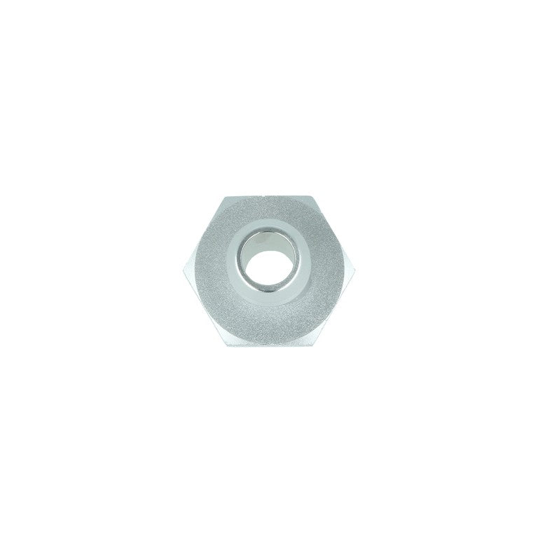 BOOST products Screw-in Adapter -8 AN male to Barb 3/8" (10mm) - satin silver