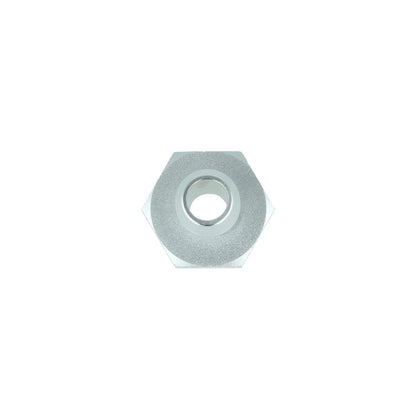 BOOST products Screw-in Adapter -8 AN male to Barb 3/8" (10mm) - satin silver