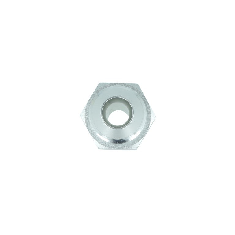 BOOST products Screw-in Adapter -8 AN male to Barb 3/8" (10mm) - satin silver