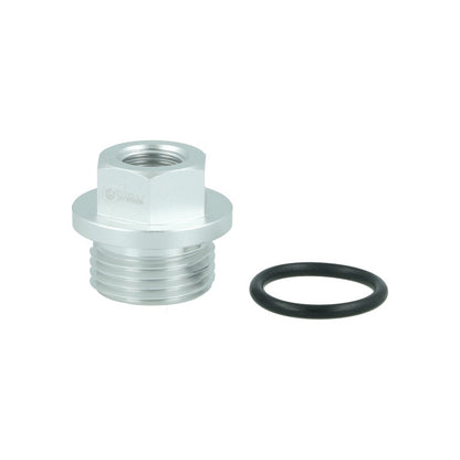 BOOST products Screw-in Adapter ORB -8 AN male to M10x1mm female - satin silver