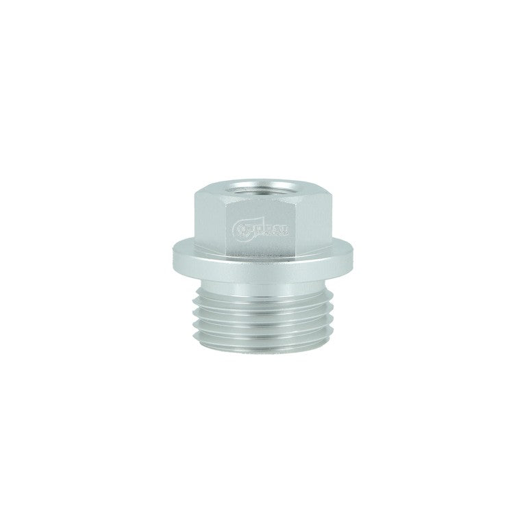 BOOST products Screw-in Adapter ORB -8 AN male to M10x1mm female - satin silver