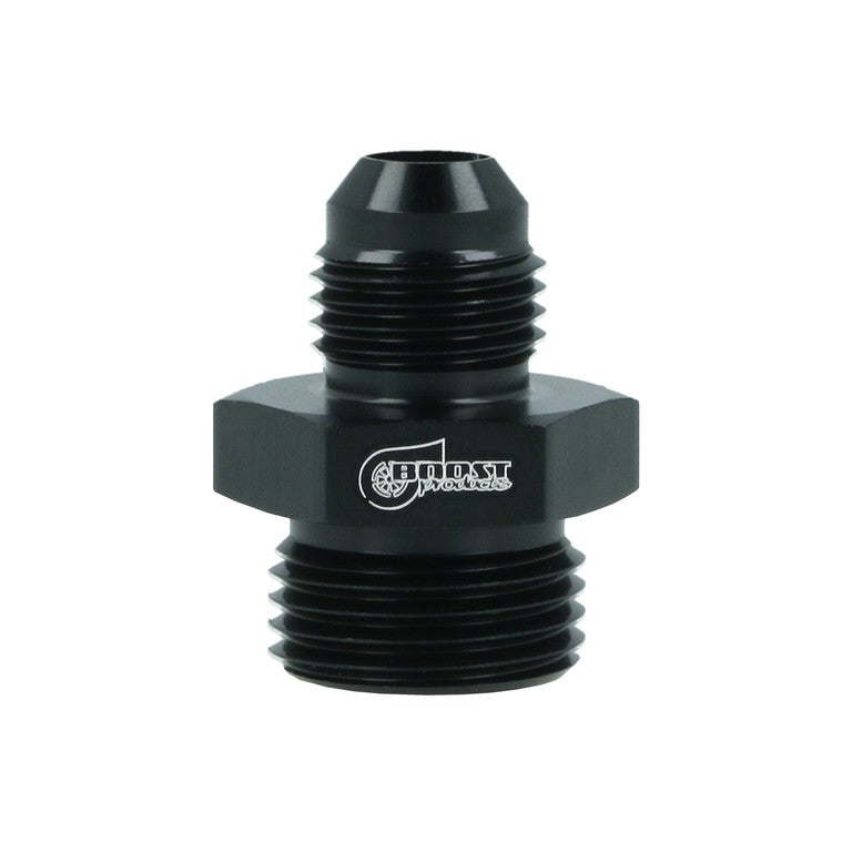 BOOST products Adapter -6 AN male to ORB -8 AN male - satin black