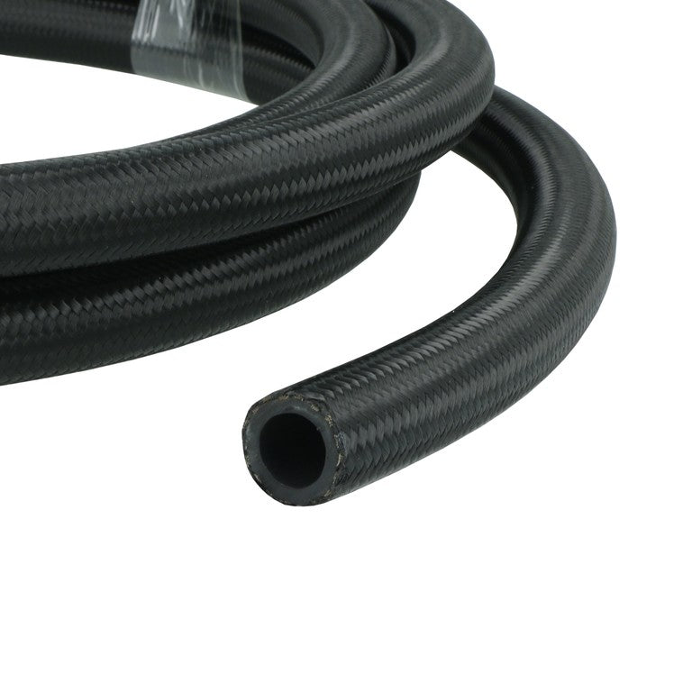 BOOST products Hydraulic Hose -6 AN - 20ft (6m) - Black Nylon