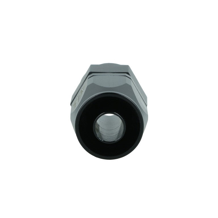 BOOST products Swivel Hose End -8 AN - straight - satin black