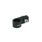 BOOST products Single Hose P-Clamp Bracket 12.7mm (1/2") - satin black