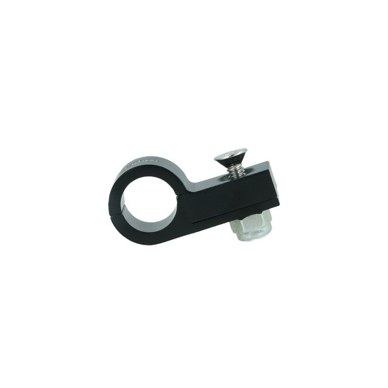 BOOST products Single Hose P-Clamp Bracket 12.7mm (1/2") - satin black