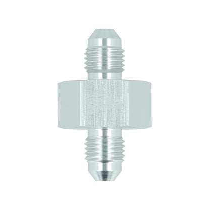 BOOST products Adapter -4 AN male to -4 AN male with Port NPT 1/8" - satin silver