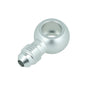 BOOST products Adapter -4 AN male to Banjo 11mm - satin silver