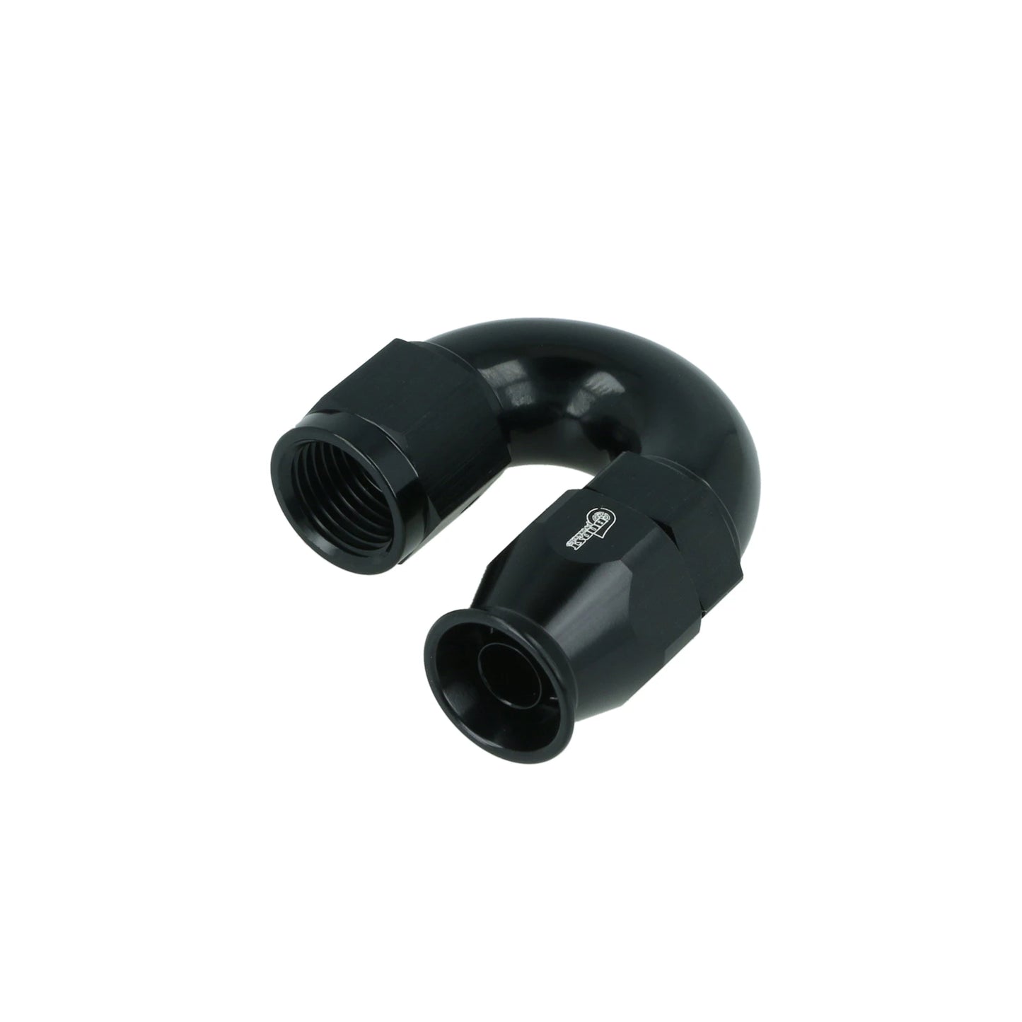 BOOST products High Flow PTFE Swivel Hose End -6 AN - 180° - black