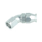 BOOST products High Flow PTFE Swivel Hose End -6 AN - 45° - silver