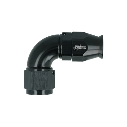 BOOST products High Flow PTFE Swivel Hose End -8 AN - 90° - black