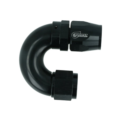 BOOST products High Flow Swivel Hose End -10 AN - 180° - black