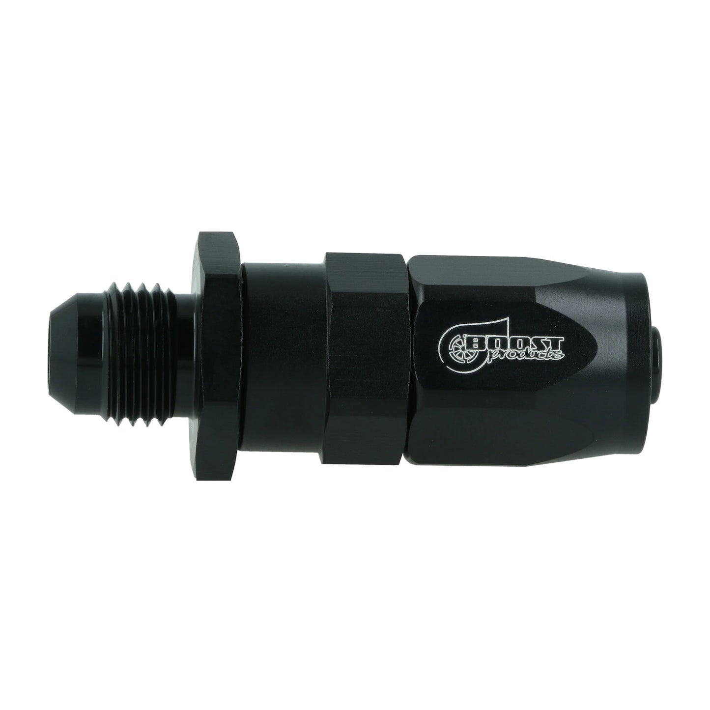 BOOST products Hose End -6 AN to -6 AN male - satin black