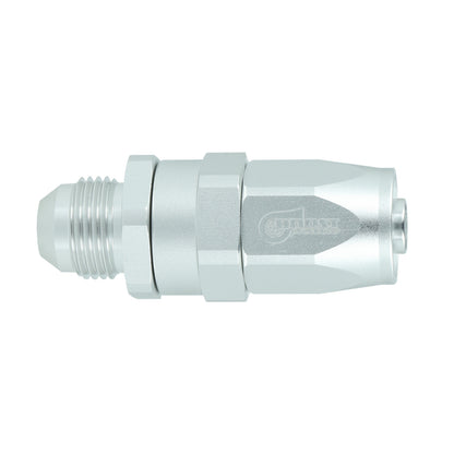 BOOST products Hose End -8 AN to -8 AN male - satin silver