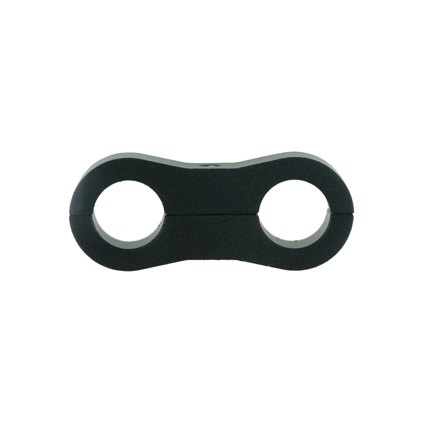 BOOST products Dual Hose Clamp Bracket / Separator 11,1mm (7/16") - satin black